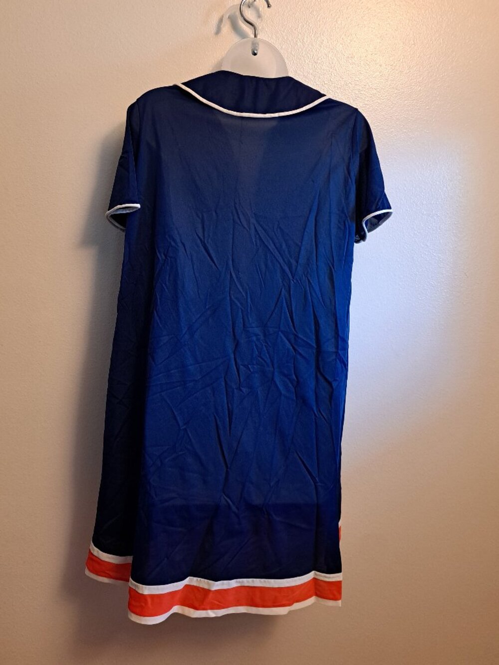 Snowdon Vintage 60's Short Sleeve Patriotic Slip Dress,Nightgown/House Dress - Picture 4 of 9